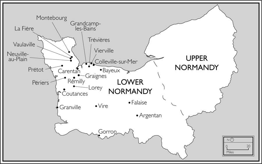 FIGURE 1b Map of Normandy INTRODUCTION At the mention of D-Day most - photo 3