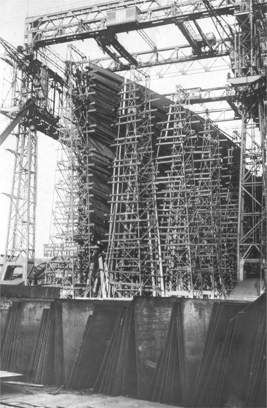 One of our most familiar images of Titanic under construction in Harland - photo 3