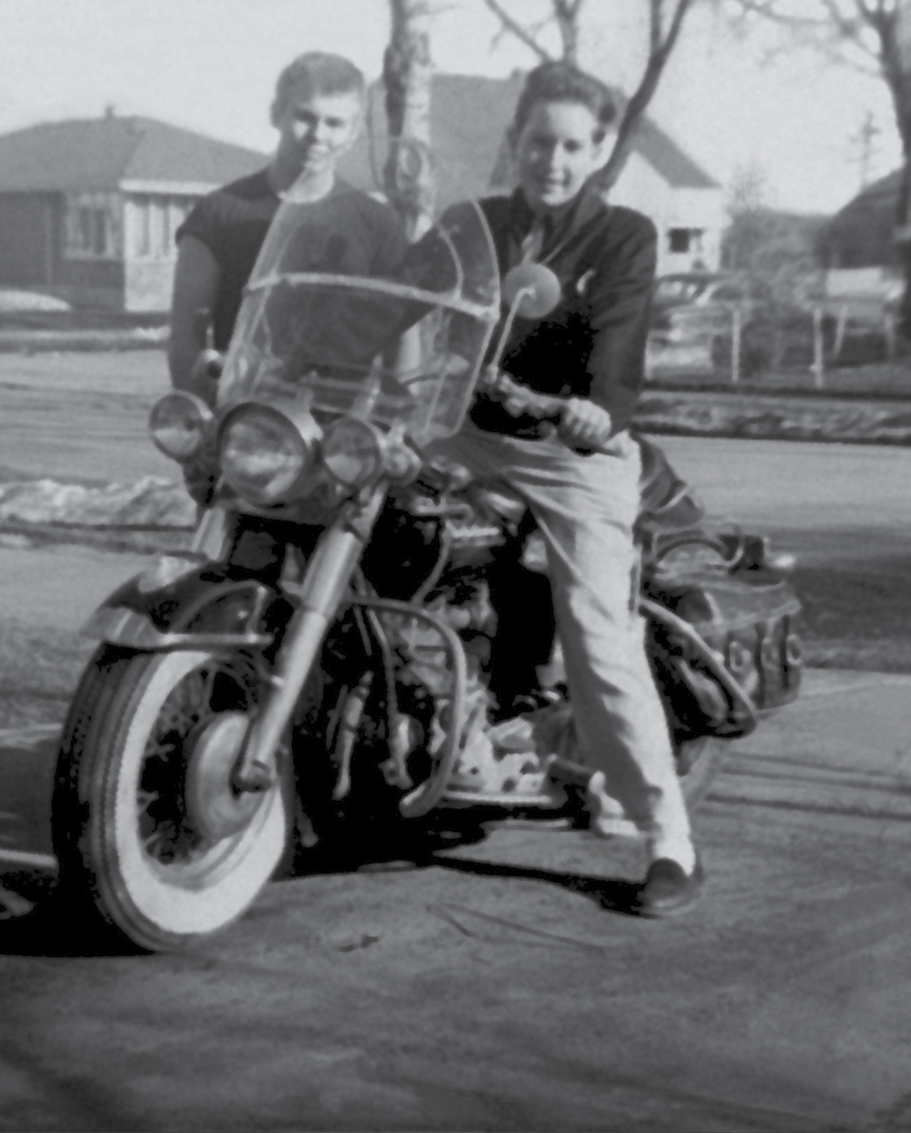 Dale Boutang and Bob Zimmerman plot their next game of chicken 1957 The Bill - photo 3