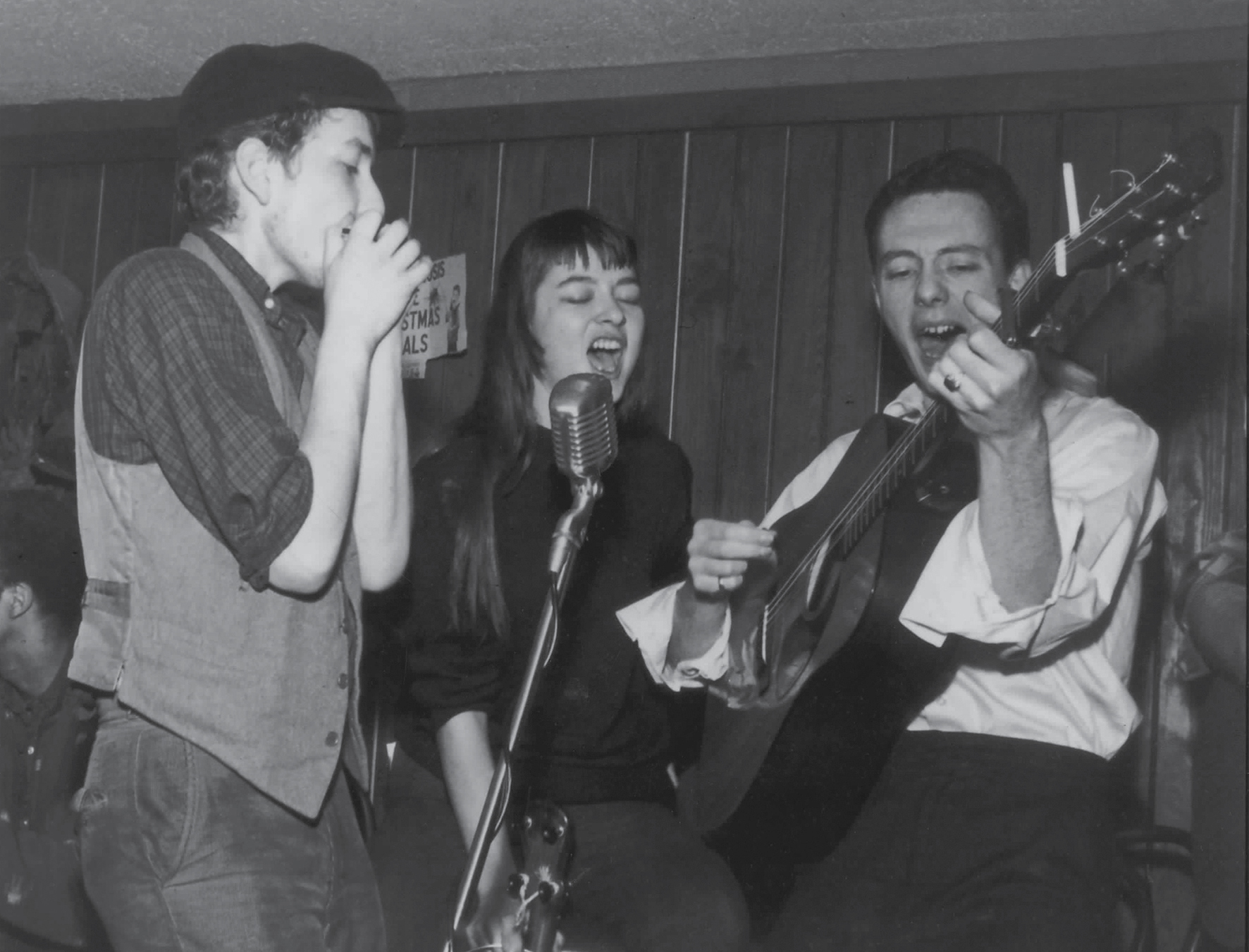 Bob Dylan Karen Dalton and Fred Neil at the Cafe Wha February 1961 Getty - photo 4