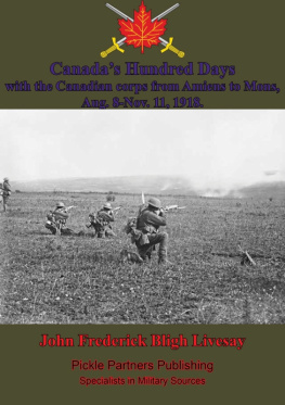 John Frederick Bligh Livesay Canadas Hundred Days