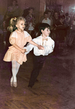 My very first dance recital at the age of six with my very first partner - photo 16