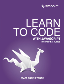 Darren Jones - Learn to Code With JavaScript