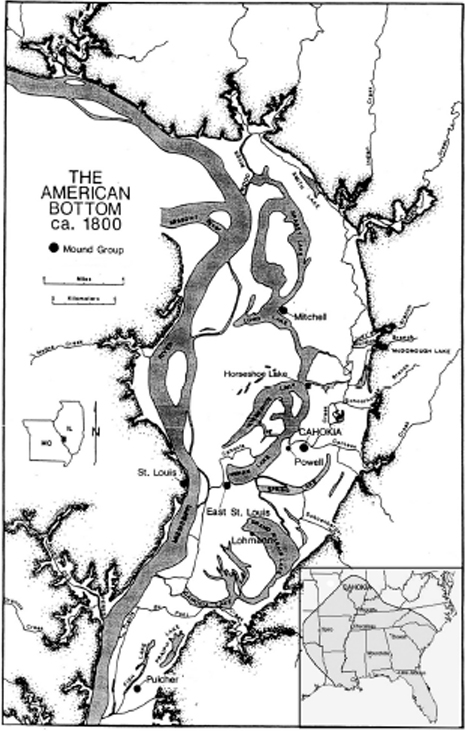 Figure 11 The American Bottom region showing location of Mississippian mound - photo 1