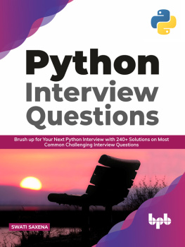 Swati Saxena - Python Interview Questions