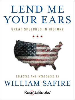 William Safire - Lend Me Your Ears