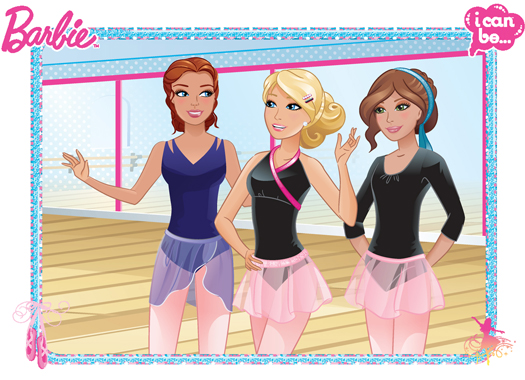 Becca takes Barbie and Teresa to ballet class They meet the other dancers - photo 19