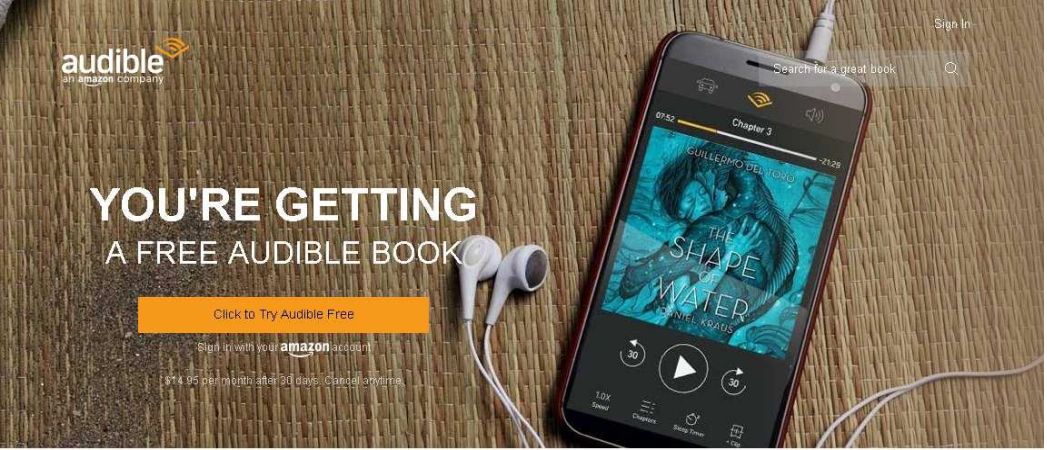 Audible trial benefits As an audible customer youll receive the below - photo 1