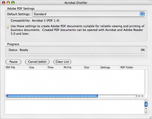 In the Acrobat Distiller dialog box click the arrow to open the Default - photo 3