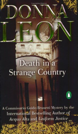 Donna Leon Death in a Strange Country