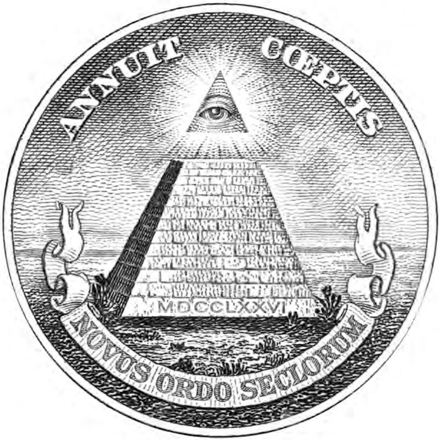 The Great Seal of the United States with the Great Pyramid and a pyramidion - photo 8