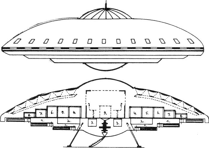 An early design for the Haunebu HAUNEBU THE SECRET FILES The Greatest UFO - photo 4