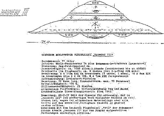 Plans for the Haunebu III TABLE OF CONTENTS A Haunebu II on the ground - photo 6