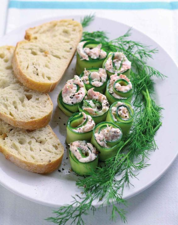 S E R V E6S Smoked Salmon Cucumber rolls These light yet very tasty - photo 7