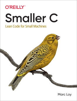 Marc Loy Smaller C - Lean Code for Small Machines