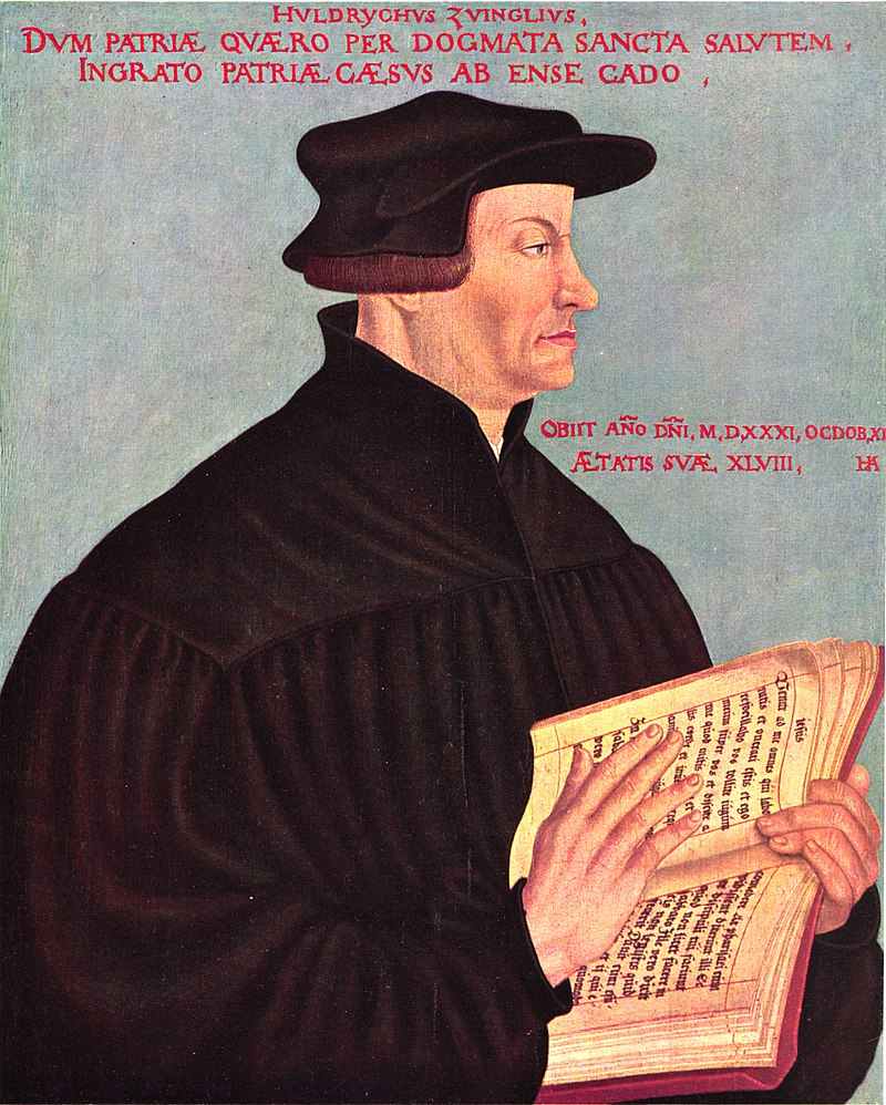 A contemporary depiction of Zwingli Therefore faithful Christian seek the - photo 3