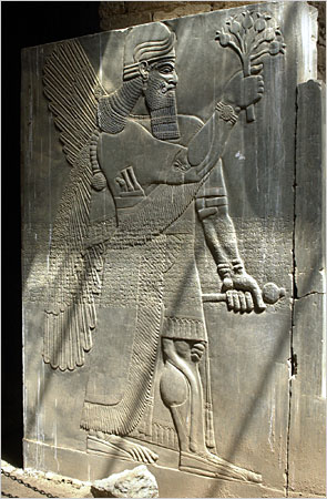 Picture of a stele found at Nimrud I fought daily without interruption - photo 3