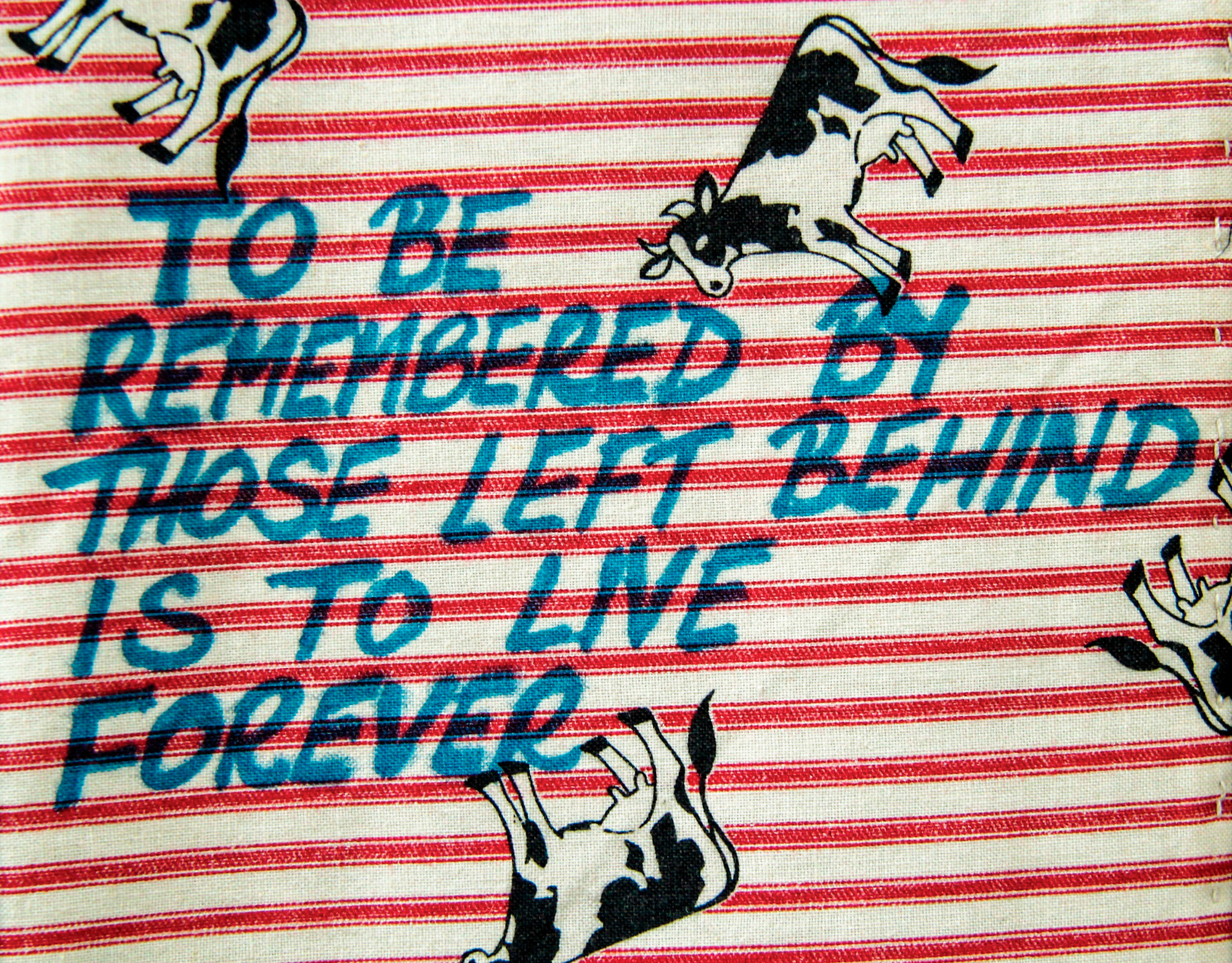 Patch on an unidentified panel of the AIDS Memorial Quilt Photographer - photo 6