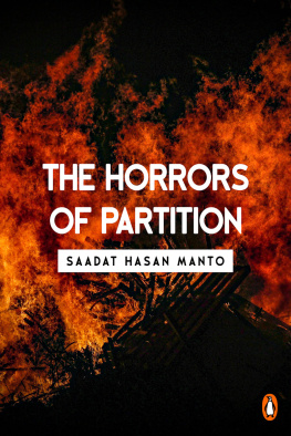 Saadat Hasan Manto - The Horrors of Partition