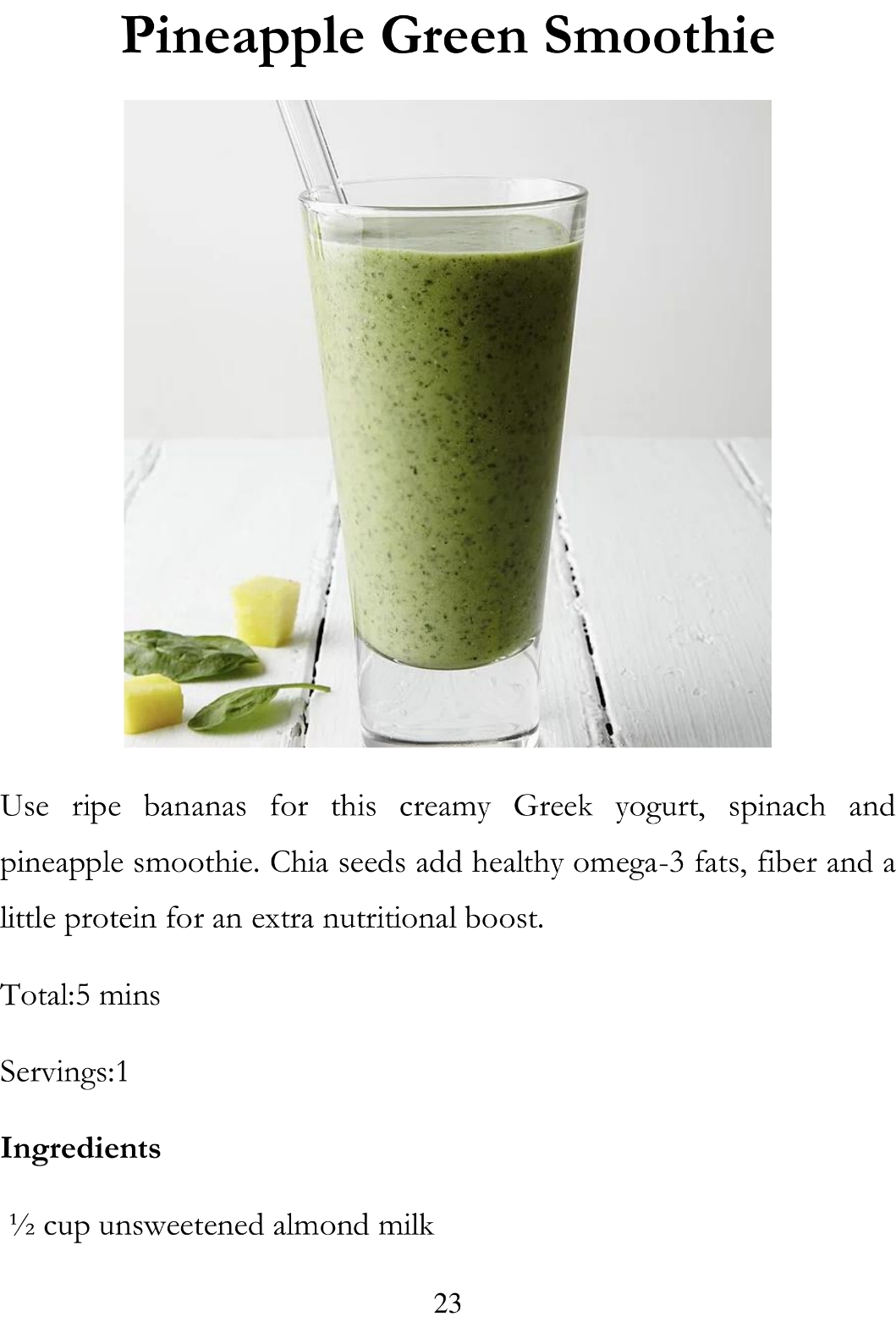 Fat-burning Smoothies Healthy Smoothies Recipes to Lose Weight Healthy Recipe Book - photo 25