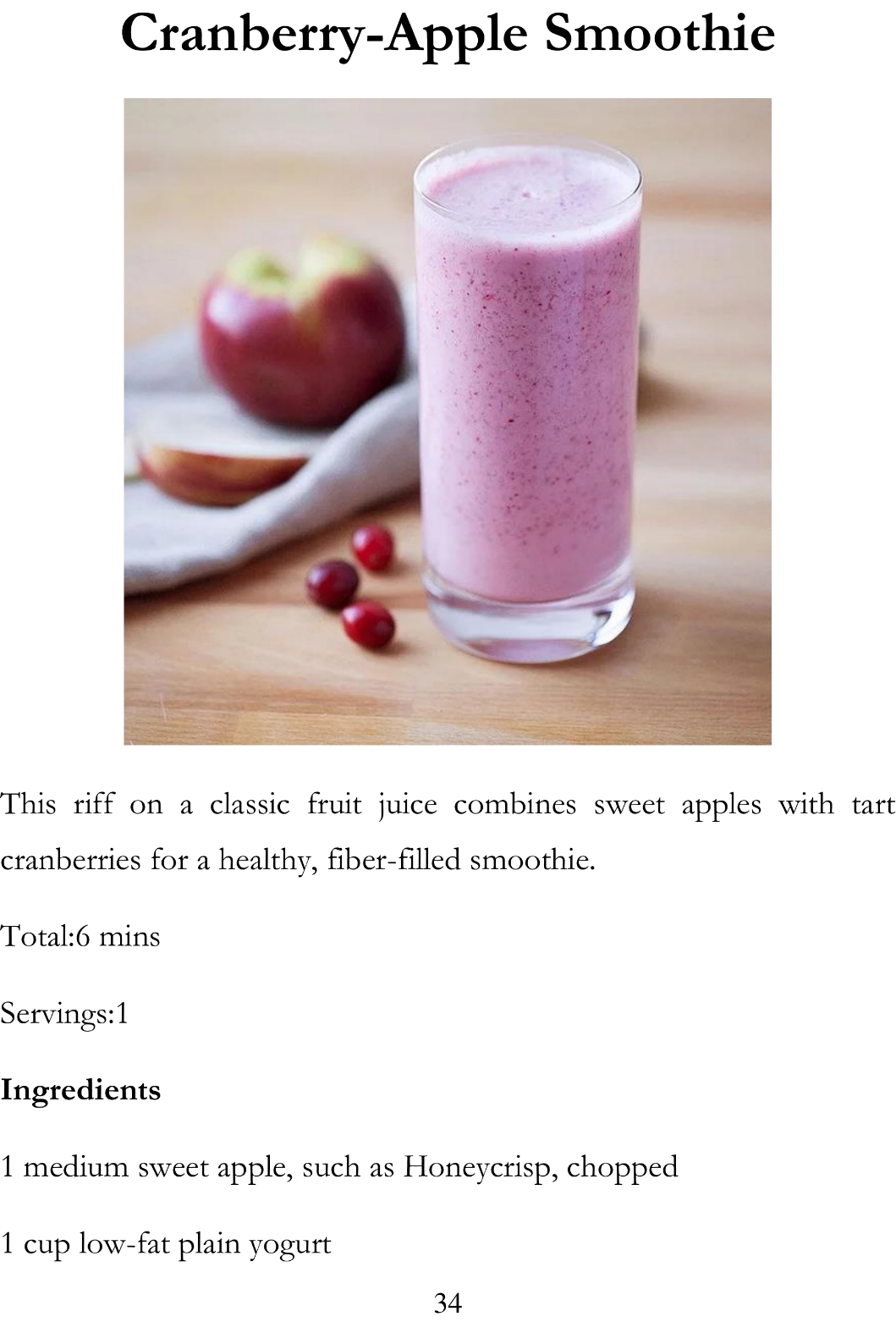 Fat-burning Smoothies Healthy Smoothies Recipes to Lose Weight Healthy Recipe Book - photo 36