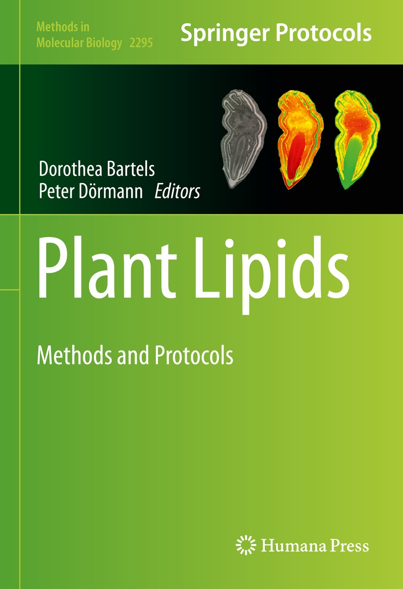 Book cover of Plant Lipids Volume 2295 Methods in Molecular Biology Series - photo 1