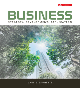 Bissonette - Business: Strategy, Development, Application