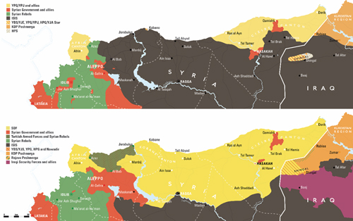 Map 3 Expansion of Kurdish control December 2014June 2017 This book draws on - photo 5