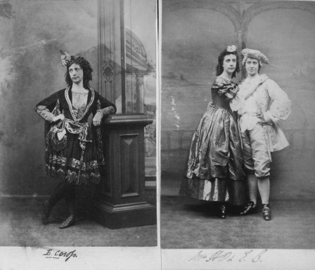 Emily Cross mid 1860s with right Mrs Henry Davis another regular in the - photo 1