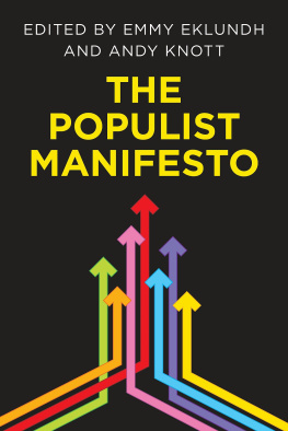 Emmy Eklundh and Andy Knott - The Populist Manifesto