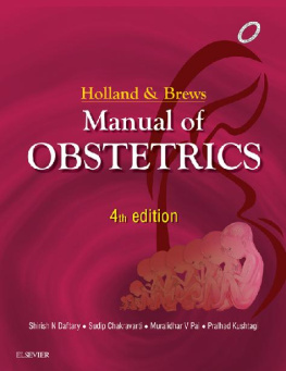 Shirish N Daftary Manual of Obstetrics