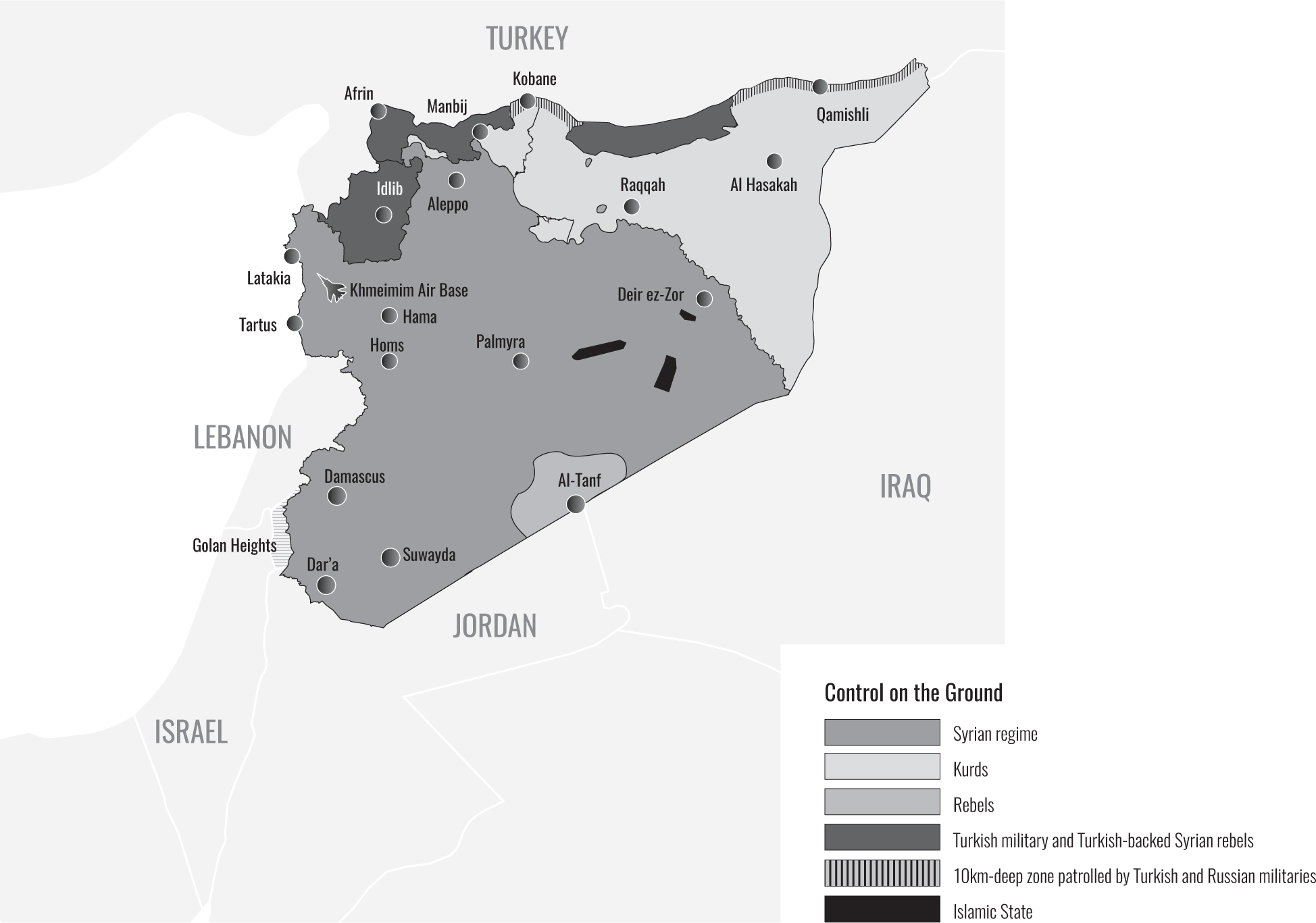 Map of Syria SYRIAN REQUIEM The Civil War and It s Aftermath ITAMAR - photo 2
