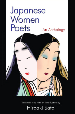 Hiroaki Sato - Japanese Women Poets: An Anthology