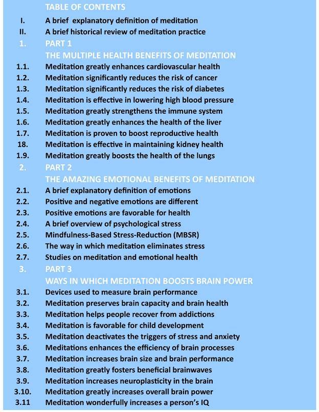 I A brief explanatory definition of meditation Meditation is the internal - photo 1