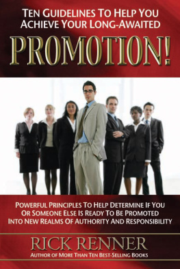 Rick Renner Promotion: Ten Guidelines To Help You Achieve Your Long-Awaited Promotion