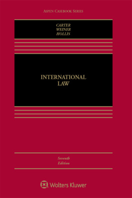 Barry E. Carter - International Law