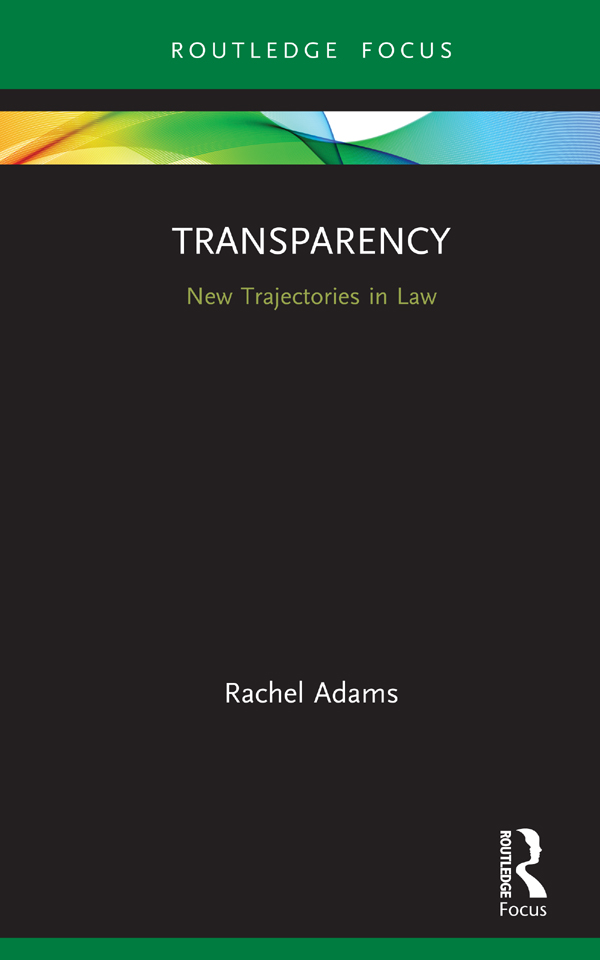 Transparency This book critiques the contemporary recourse to transparency in - photo 1