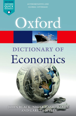 Nigar Hashimzade - A Dictionary of Economics