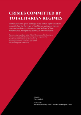 Peter Jambrek - Crimes Committed By Totalitarian Regimes (EUROPEAN Public Hearing on Crimes Committed by Totalitarian Regimes)