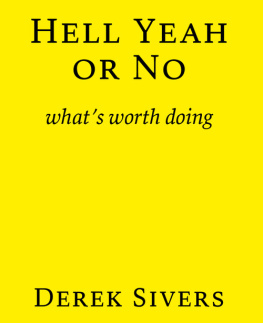 Derek Sivers - Hell Yeah or No