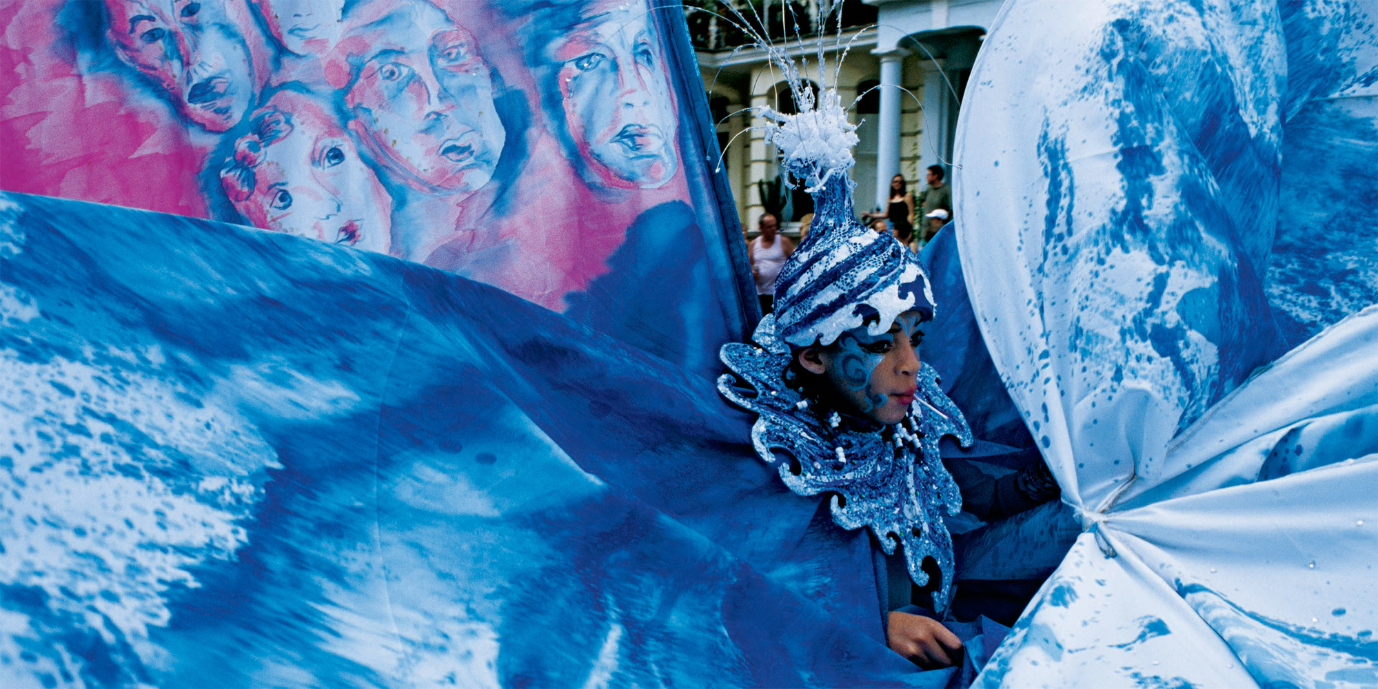 JODI COBB Notting Hill London England An elaborately clad participant swirls - photo 28