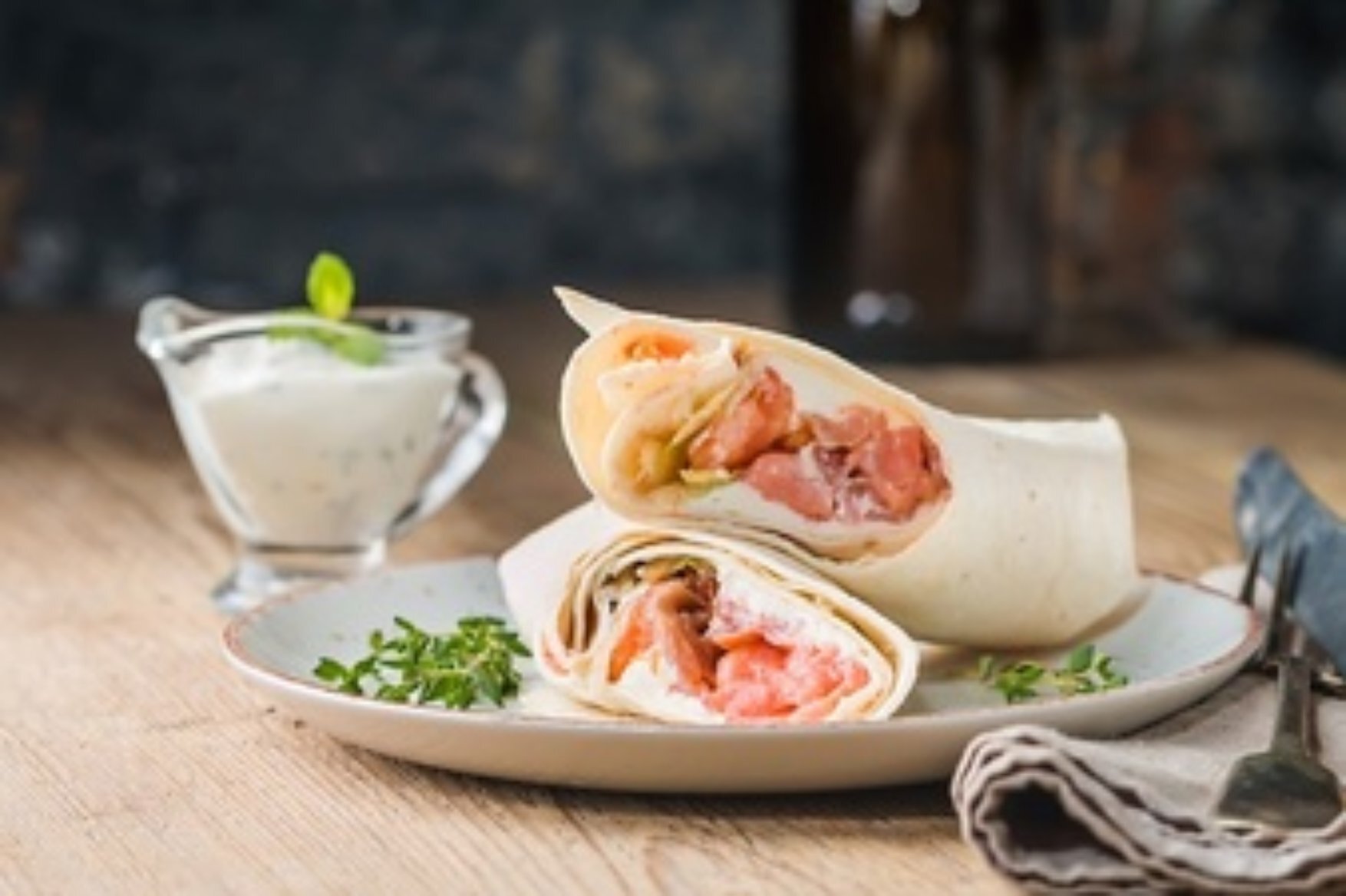 Make these fun salmon and cream cheese breakfast burritos on your grill or - photo 8