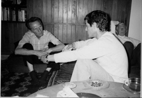 Irving Stettner Mohammed Mrabet and Paul Bowles in Paul Bowles apartment - photo 8
