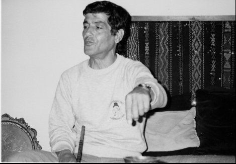 Mohammed Mrabet in Paul Bowles apartment Tangier Morocco June 1988 - photo 9