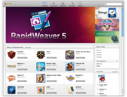 Similar to the iOS App Store for the iPhone iPod touch and iPad the Mac - photo 3