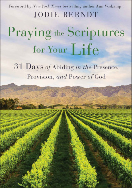 Jodie Berndt - Praying the Scriptures for Your Life