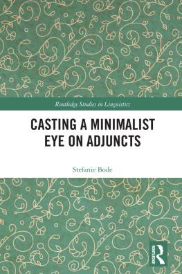 Stefanie Bode Casting a Minimalist Eye on Adjuncts