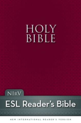 Zonderkidz - The Holy Bible for ESL (English as a Second Language) Readers (NIrV)