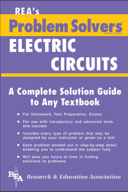 Dr. M. Fogiel The Electric Circuits Problem Solver