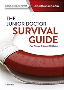 Paul Watson The Junior Doctor Survival Guide